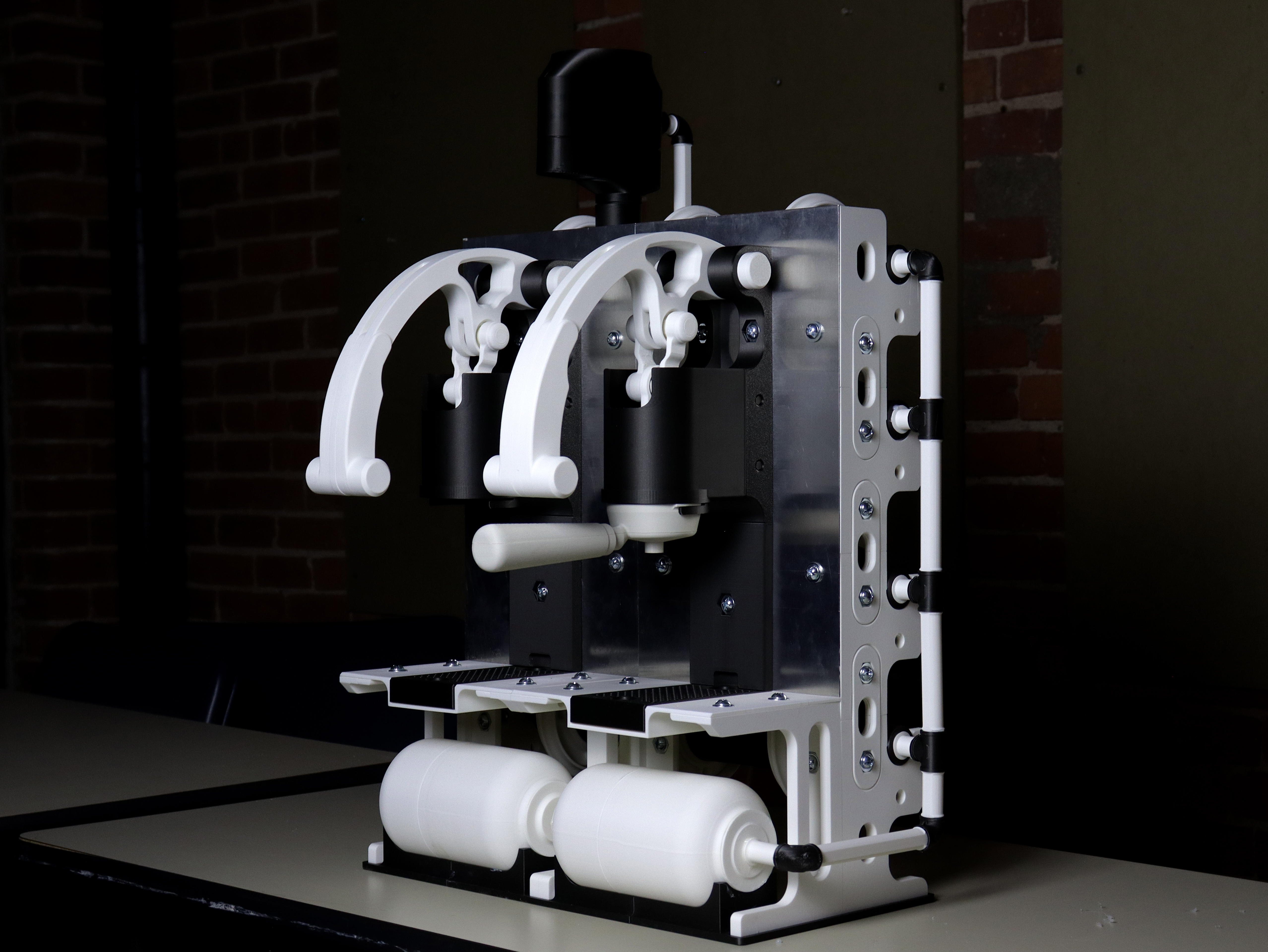 Final apparatus front view